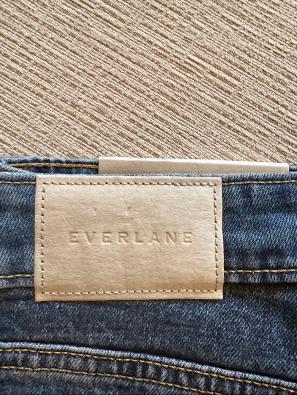 Everlane Blue Straight Curvy Cheeky Jeans - Picture 3 of 8